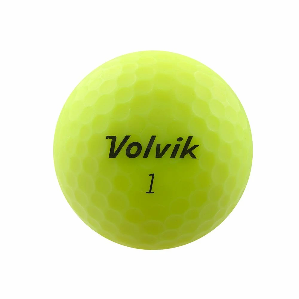 Volvik Vivid Yellow Golf Balls (Sleeve Of 3) 4 Volvik Vivid Yellow Golf Balls (Sleeve Of 3) - Image 2