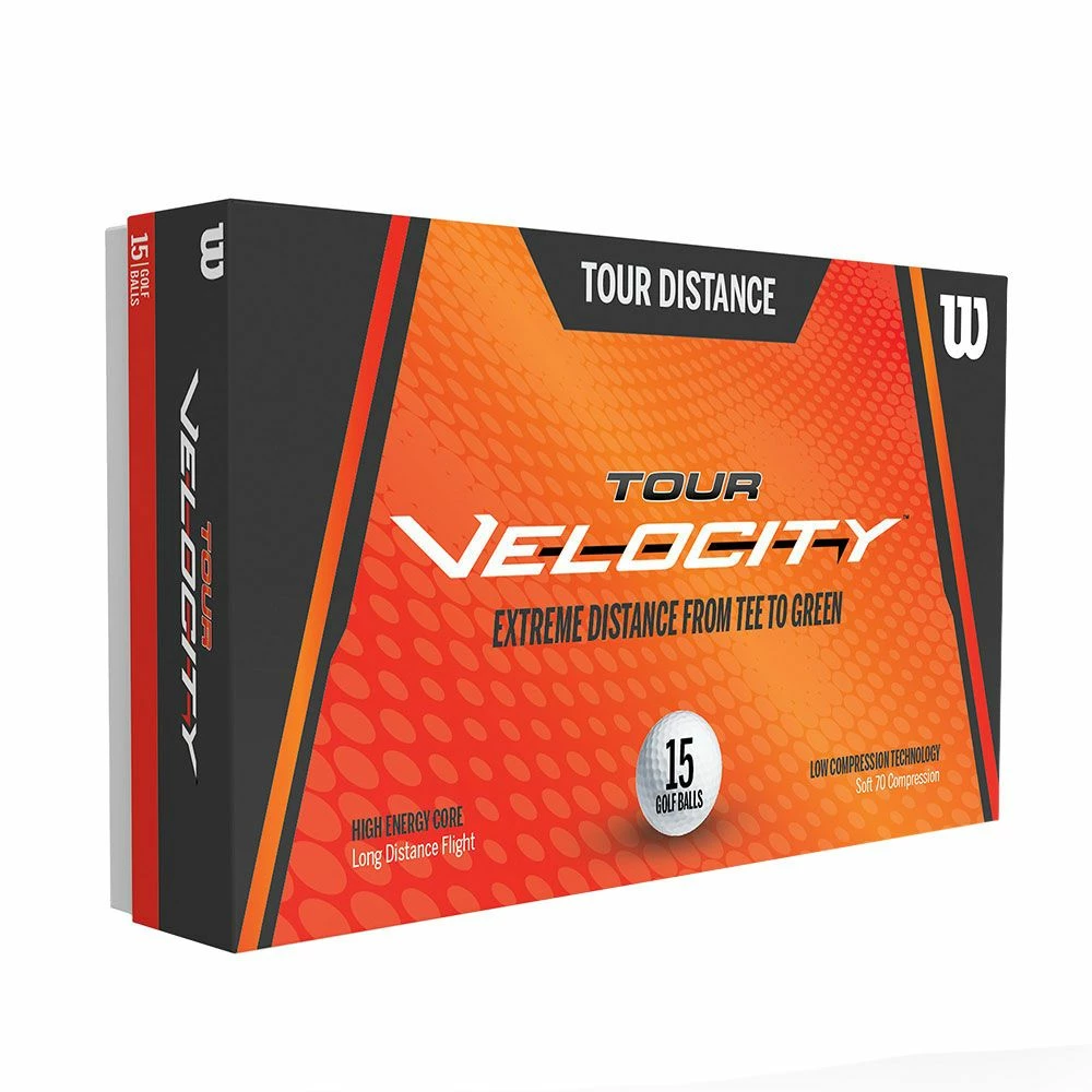 Wilson Tour Velocity Tour Distance Golf Balls (15 Ball Pack) 4 Wilson Tour Velocity Tour Distance Golf Balls (15 Ball Pack) - Image 2