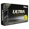 Wilson Ultra Golf Yellow Balls (15 Ball Pack) 2 Wilson Ultra Golf Yellow Balls (15 Ball Pack) -Golf Gloves Sales Wilson Ultra Golf Balls Box Yellow