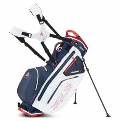Big Max Aqua Hybrid 3 Golf Stand Bag 8 Big Max Aqua Hybrid 3 Golf Stand Bag -Golf Gloves Sales big max aqua hybrid 3 golf stand bag navy white red