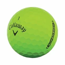 Callaway Supersoft Matte Green Golf Balls -Golf Gloves Sales callaway 2021 supersoft matte green golf ball angle
