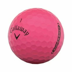 Callaway Supersoft Matte Pink Golf Balls 7 Callaway Supersoft Matte Pink Golf Balls -Golf Gloves Sales callaway 2021 supersoft matte pink golf ball angle