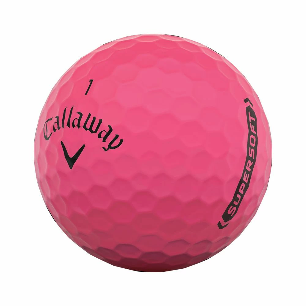 Callaway Supersoft Matte Pink Golf Balls 5 Callaway Supersoft Matte Pink Golf Balls - Image 3