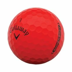 Callaway Supersoft Matte Red Golf Balls 7 Callaway Supersoft Matte Red Golf Balls -Golf Gloves Sales callaway 2021 supersoft matte red golf ball angle
