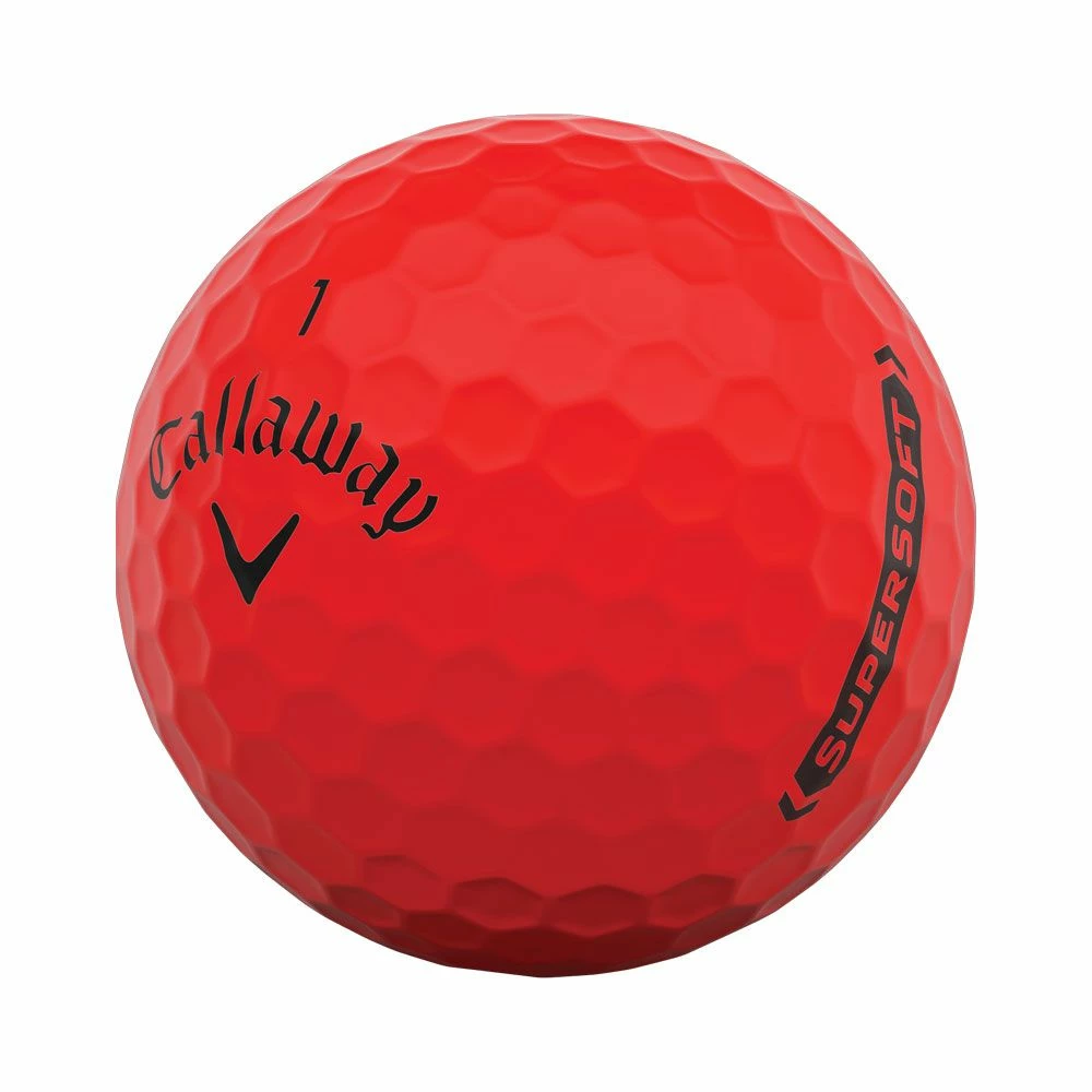 Callaway Supersoft Matte Red Golf Balls 5 Callaway Supersoft Matte Red Golf Balls - Image 3