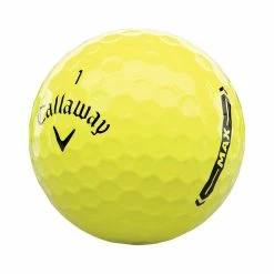 Callaway Supersoft MAX Yellow Golf Balls 7 Callaway Supersoft MAX Yellow Golf Balls -Golf Gloves Sales callaway 2021 supersoft max yellow golf ball angle