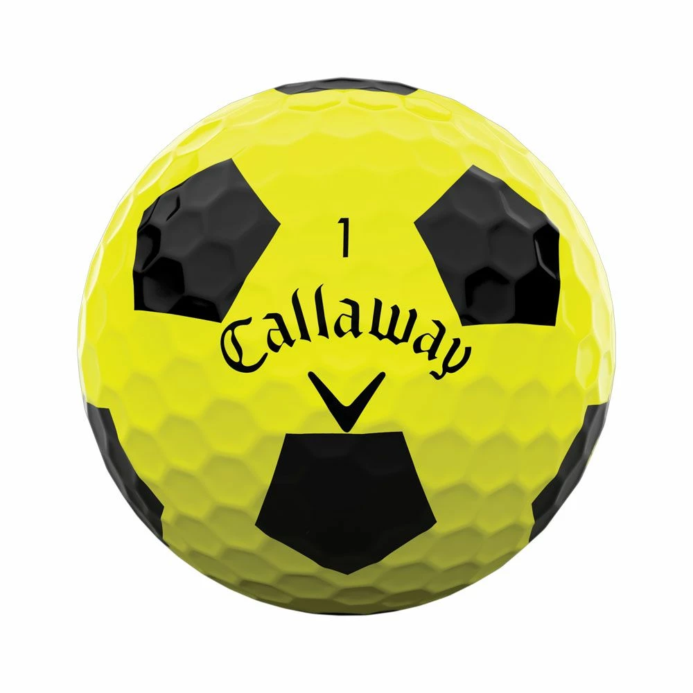 Callaway Chrome Soft 2022 Truvis Yellow Golf Balls 4 Callaway Chrome Soft 2022 Truvis Yellow Golf Balls - Image 2