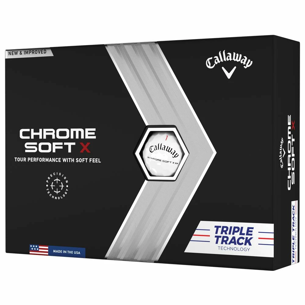 Callaway Chrome Soft X 2022 Triple Track Golf Balls 3 Callaway Chrome Soft X 2022 Triple Track Golf Balls