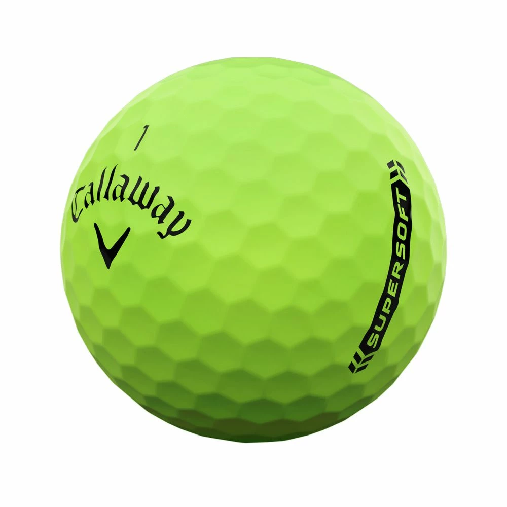 Callaway Supersoft 2023 Matte Green Golf Balls 4 Callaway Supersoft 2023 Matte Green Golf Balls - Image 2