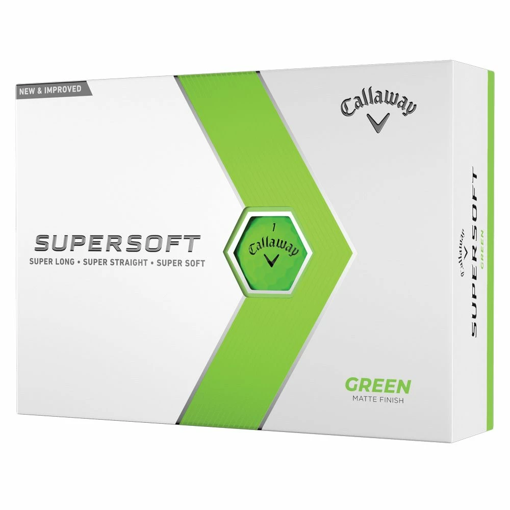 Callaway Supersoft 2023 Matte Green Golf Balls 3 Callaway Supersoft 2023 Matte Green Golf Balls