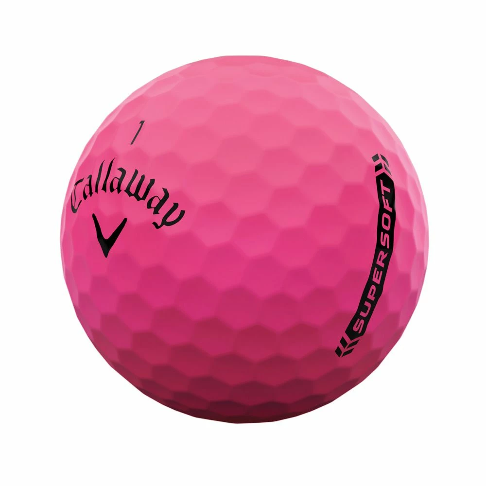 Callaway Supersoft 2023 Matte Pink Golf Balls 4 Callaway Supersoft 2023 Matte Pink Golf Balls - Image 2