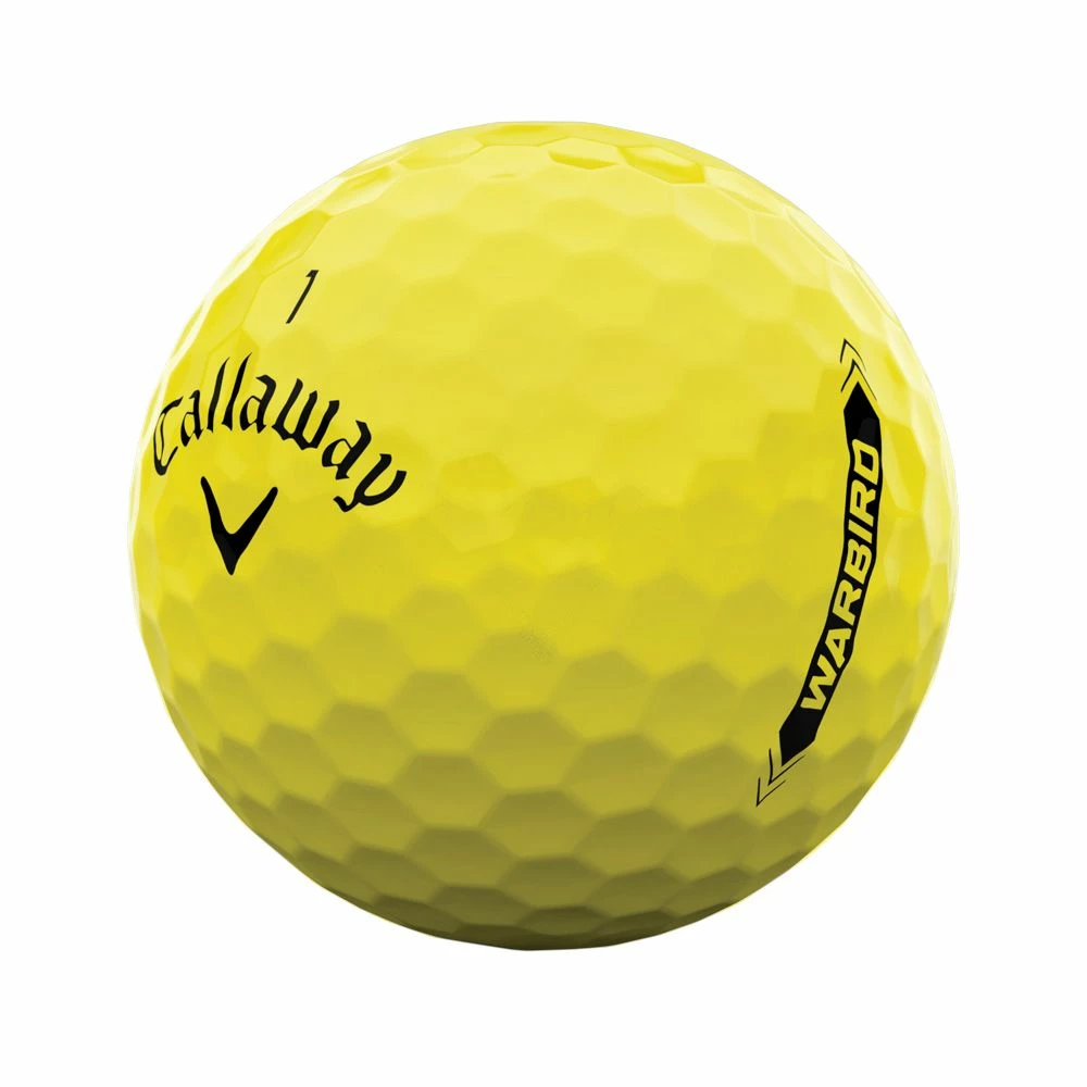 Callaway Warbird 2023 Yellow Golf Balls 4 Callaway Warbird 2023 Yellow Golf Balls - Image 2