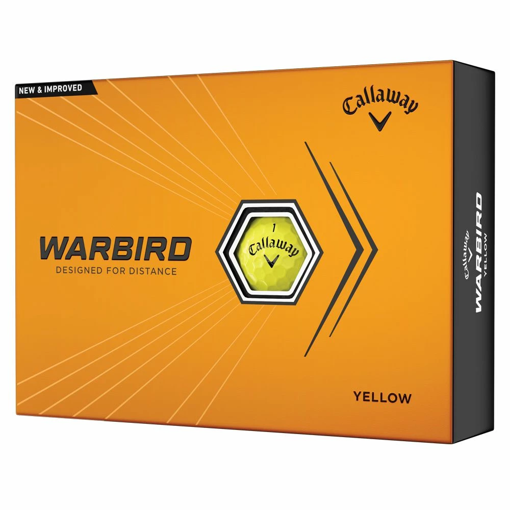 Callaway Warbird 2023 Yellow Golf Balls 3 Callaway Warbird 2023 Yellow Golf Balls