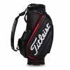 Titleist Jet Black 9.5" Tour Golf Staff Bag 2 Titleist Jet Black 9.5" Tour Golf Staff Bag -Golf Gloves Sales jet black tour bag hero tb9sf9 2 1