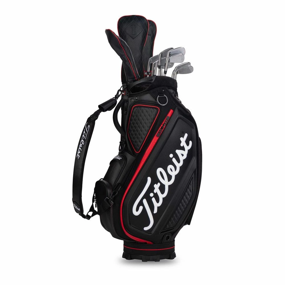 Titleist Jet Black 9.5" Tour Golf Staff Bag 7 Titleist Jet Black 9.5" Tour Golf Staff Bag - Image 5