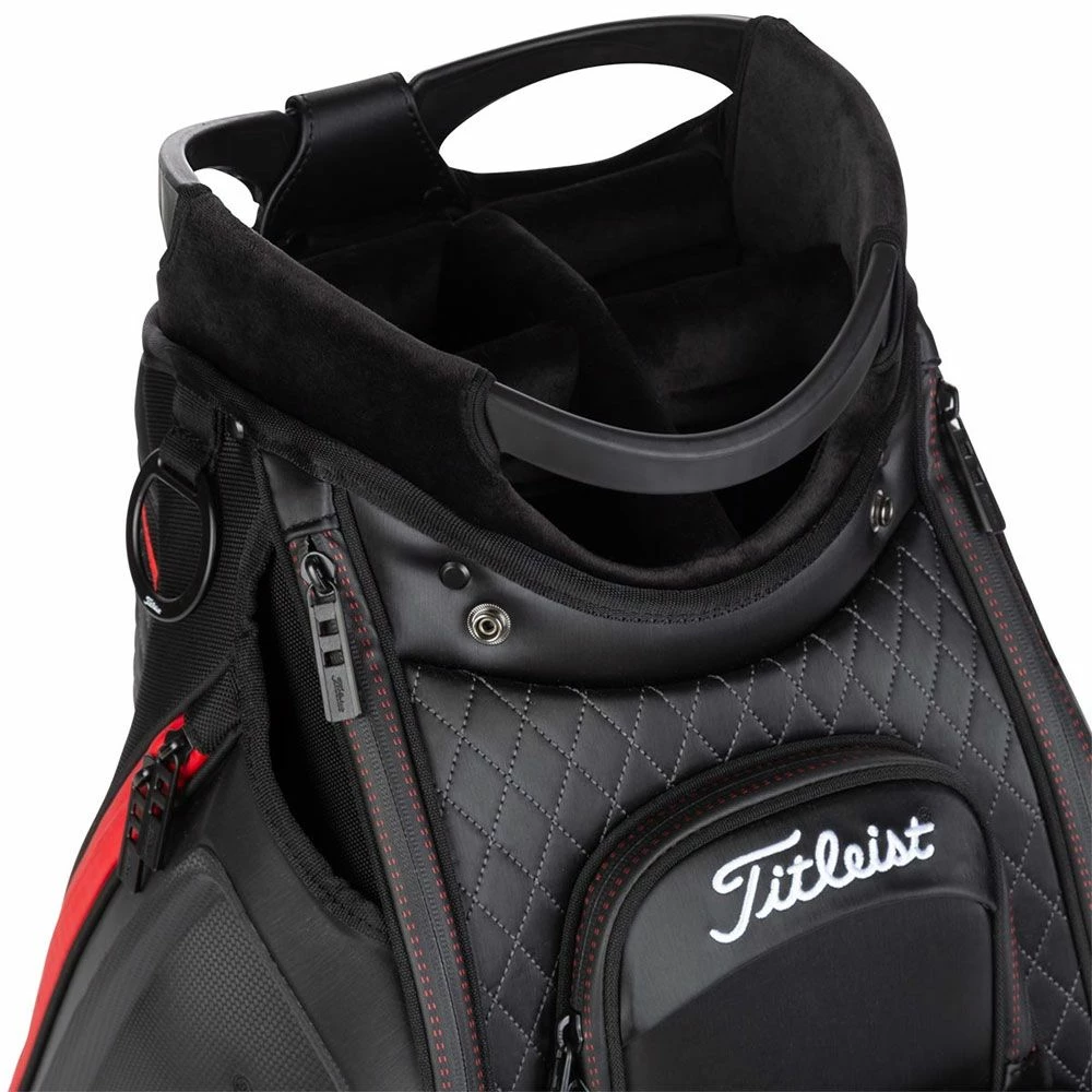 Titleist Jet Black 9.5" Tour Golf Staff Bag 8 Titleist Jet Black 9.5" Tour Golf Staff Bag - Image 6