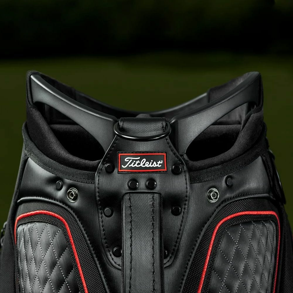 Titleist Jet Black 9.5" Tour Golf Staff Bag 13 Titleist Jet Black 9.5" Tour Golf Staff Bag - Image 11