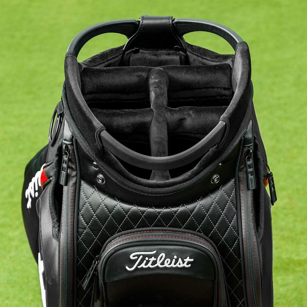 Titleist Jet Black 9.5" Tour Golf Staff Bag 14 Titleist Jet Black 9.5" Tour Golf Staff Bag - Image 12