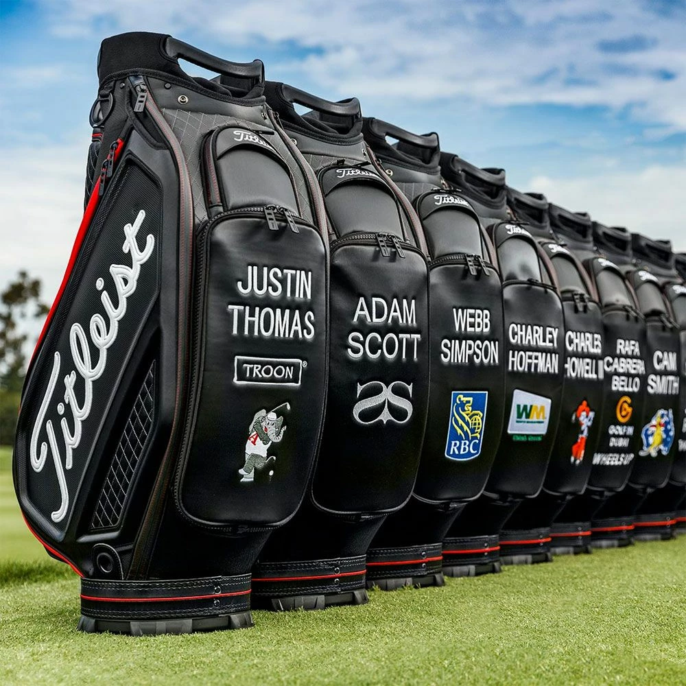 Titleist Jet Black 9.5" Tour Golf Staff Bag 15 Titleist Jet Black 9.5" Tour Golf Staff Bag - Image 13