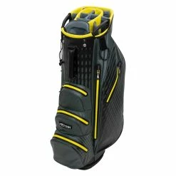 Lynx Attitude Waterproof Golf Cart Bag -Golf Gloves Sales lynx attitude waterproof cart bag black charcoal yellow