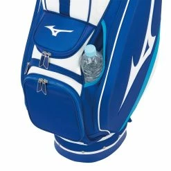 Mizuno Tour Limited Edition Golf Cart Bag -Golf Gloves Sales mizuno limited edition tour cartbag blue white pockets 1