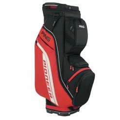 Ping Pioneer 2022 Golf Cart Bag -Golf Gloves Sales pioneer red black