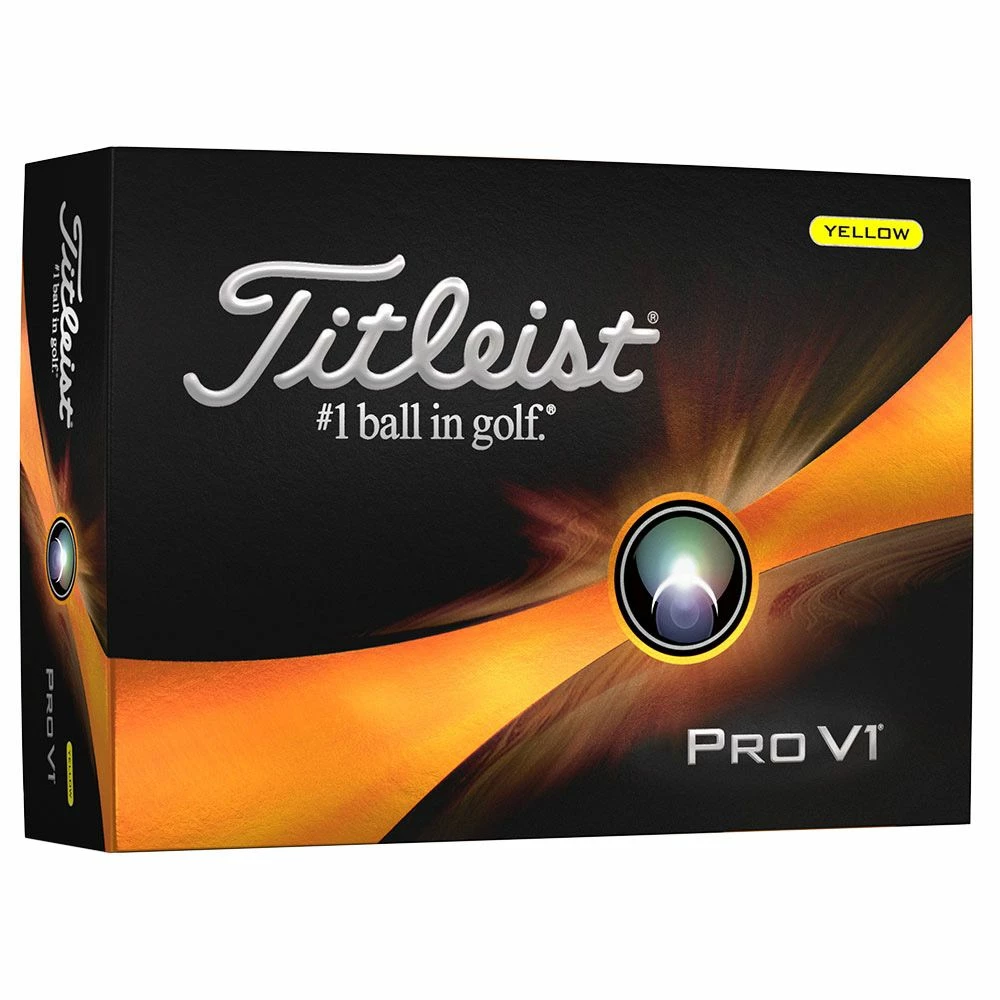 Titleist Pro V1 2023 Yellow Golf Balls 3 Titleist Pro V1 2023 Yellow Golf Balls