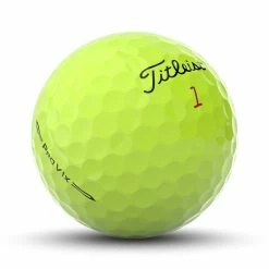 Titleist Pro V1x 2023 Yellow Golf Balls -Golf Gloves Sales prov1x yellow side