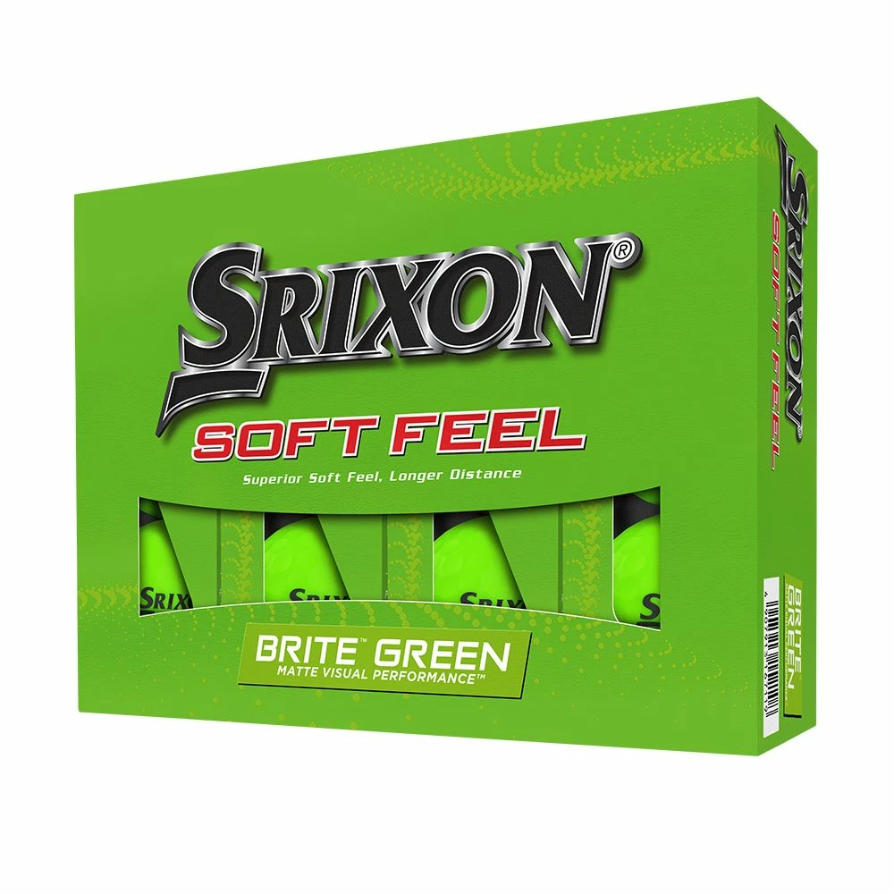 Srixon Soft Feel 2023 Brite Green Golf Balls 3 Srixon Soft Feel 2023 Brite Green Golf Balls
