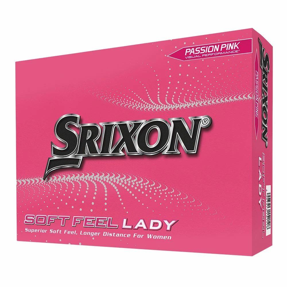 Srixon Soft Feel 2023 Lady Passion Pink Golf Balls 3 Srixon Soft Feel 2023 Lady Passion Pink Golf Balls