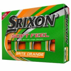 Srixon Soft Feel Brite Orange Golf Balls