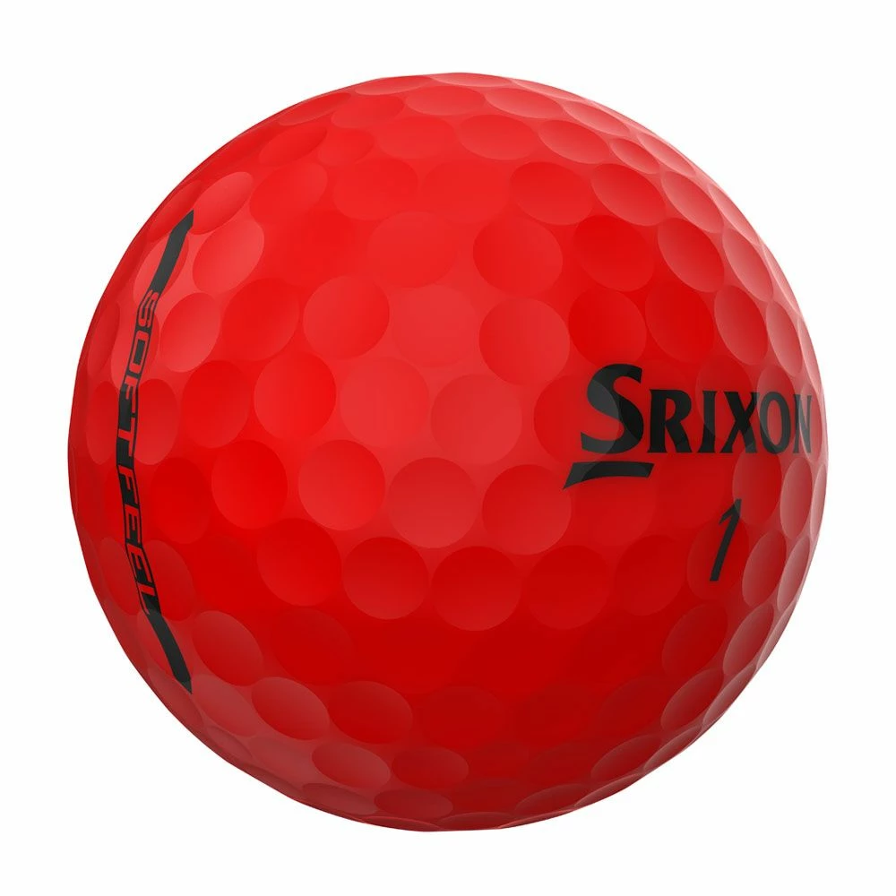 Srixon Soft Feel Brite Red Golf Balls 4 Srixon Soft Feel Brite Red Golf Balls - Image 2