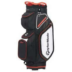 TaylorMade Pro 8.0 Golf Cart Bag -Golf Gloves Sales taylormade 2020 pro 8.0 golf cart bag black white red