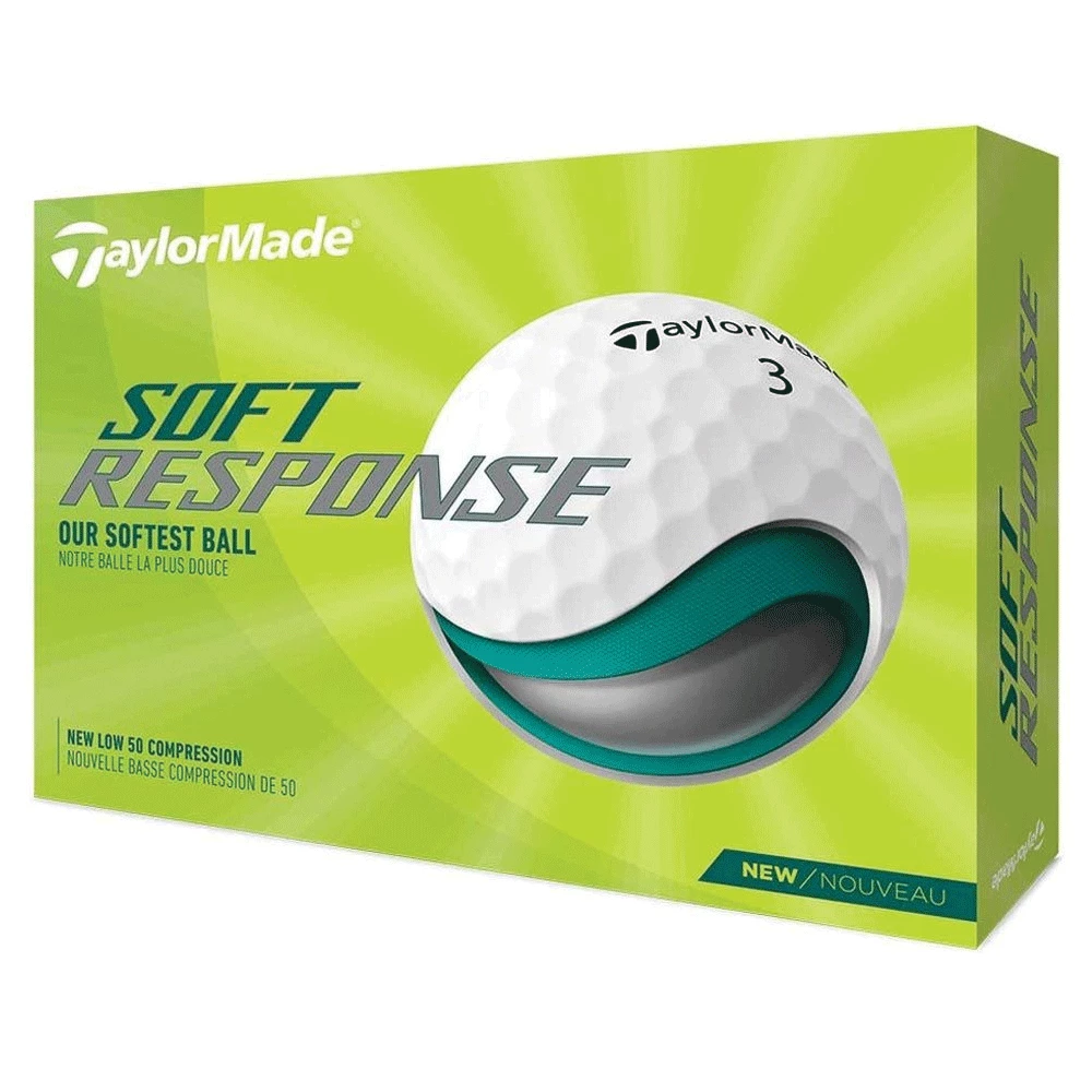 TaylorMade Soft Response Golf Balls 3 TaylorMade Soft Response Golf Balls