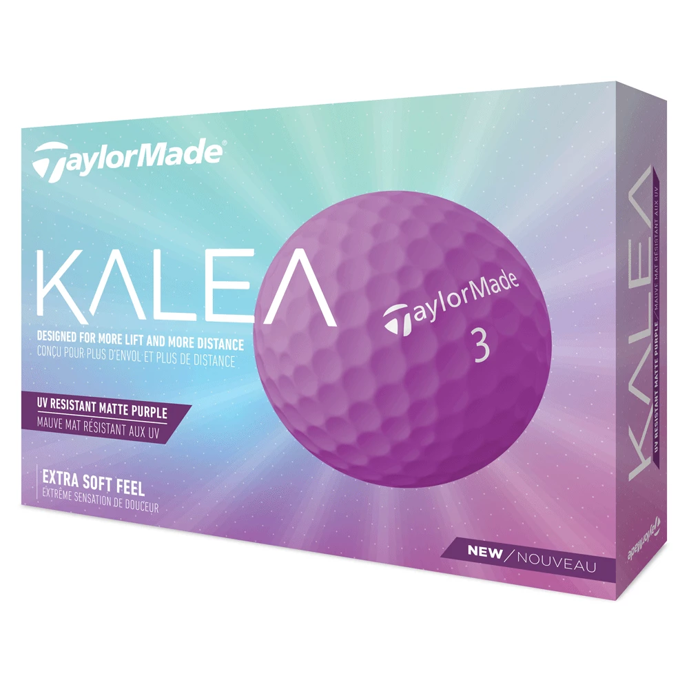 TaylorMade Kalea 2022 Matte Purple Ladies Golf Balls 3 TaylorMade Kalea 2022 Matte Purple Ladies Golf Balls