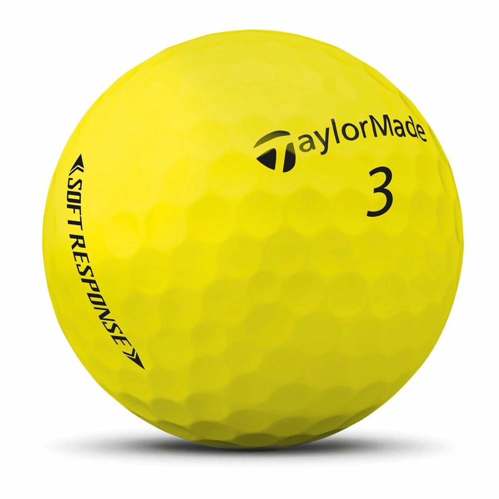 TaylorMade Soft Response Yellow Golf Balls 4 TaylorMade Soft Response Yellow Golf Balls - Image 2