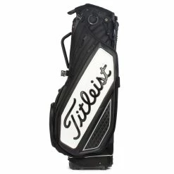 Titleist Tour Series Premium Golf Stand Bag -Golf Gloves Sales titleist premium stand bag 2022 black white tb20sxsf 01 side