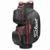 Titleist Cart 15 StaDry 2022 Golf Cart Bag 2 Titleist Cart 15 StaDry 2022 Golf Cart Bag -Golf Gloves Sales titleist stadry 15 waterproof golf cart bag black black red