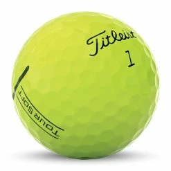 Titleist Tour Soft 2022 Yellow Golf Balls -Golf Gloves Sales titleist tour soft yellow golf balls t4113s hero