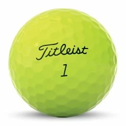 Titleist Tour Soft 2022 Yellow Golf Balls -Golf Gloves Sales titleist tour soft yellow golf balls t4113s logo