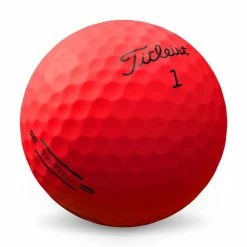 Titleist TruFeel 2022 Matte Red Golf Balls 5 Titleist TruFeel 2022 Matte Red Golf Balls -Golf Gloves Sales titleist trufeel red golf balls side