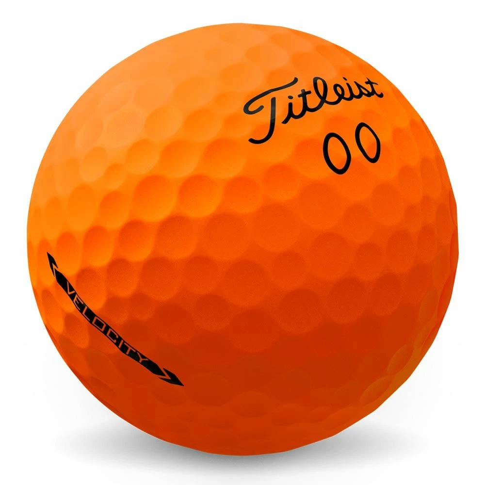 Titleist Velocity 2022 Matte Orange Golf Balls 4 Titleist Velocity 2022 Matte Orange Golf Balls - Image 2