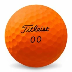 Titleist Velocity 2022 Matte Orange Golf Balls 8 Titleist Velocity 2022 Matte Orange Golf Balls -Golf Gloves Sales titleist velocity golf ball matte orange logo