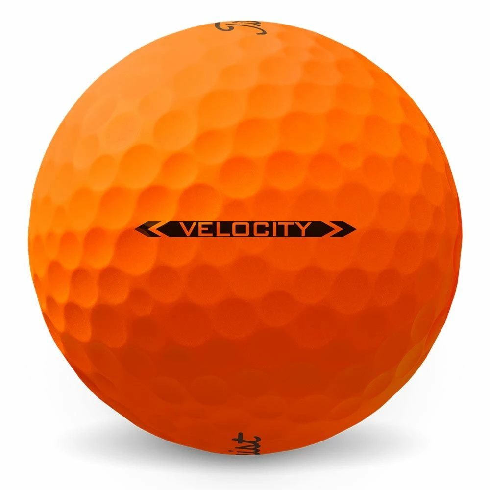 Titleist Velocity 2022 Matte Orange Golf Balls 6 Titleist Velocity 2022 Matte Orange Golf Balls - Image 4