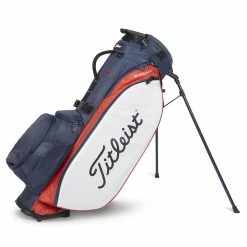 Titleist Players 5 StaDry Golf Stand Bag 8 Titleist Players 5 StaDry Golf Stand Bag -Golf Gloves Sales titleist players 5 stadry stand bag navy red white