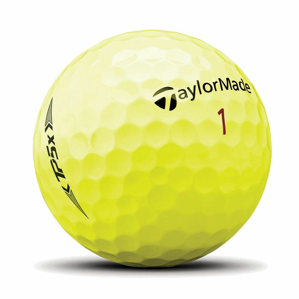 TaylorMade TP5x 2021 Yellow Golf Balls 4 TaylorMade TP5x 2021 Yellow Golf Balls - Image 2