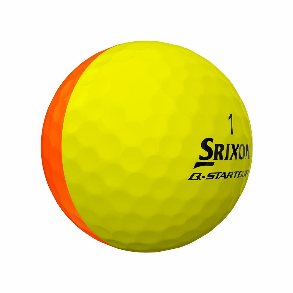 Srixon Q-Star Tour Divide Orange Golf Balls 4 Srixon Q-Star Tour Divide Orange Golf Balls - Image 2
