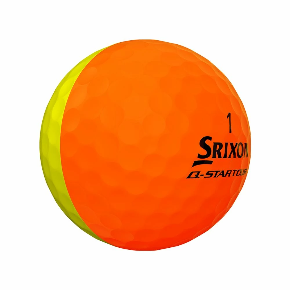 Srixon Q-Star Tour Divide Orange Golf Balls 5 Srixon Q-Star Tour Divide Orange Golf Balls - Image 3