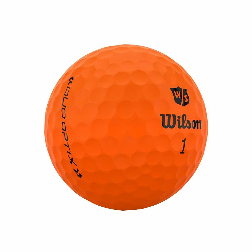 Wilson Staff Duo Optix Orange Golf Balls 4 Wilson Staff Duo Optix Orange Golf Balls - Image 2