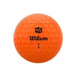 Wilson Staff Duo Optix Orange Golf Balls 8 Wilson Staff Duo Optix Orange Golf Balls -Golf Gloves Sales wilson duo optix orange front golf ball